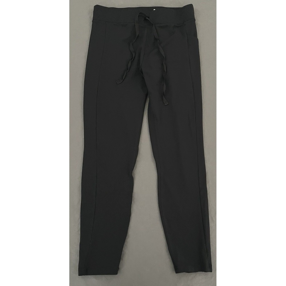 G Athletica Leggings Womens Size Large Black High Waist Soft Drawstring Athletic